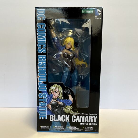 Kotobukiya Bishoujo Black Canary Blue Outfit DC Comics Figure Marvel RARE - Picture 1 of 7